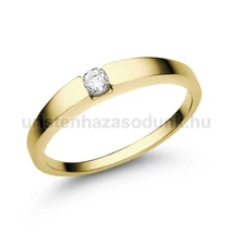 E10SB10 - GYÉMÁNT:  0.10 CT (=2.9mm Ø) Eljegyzési Gyűrű