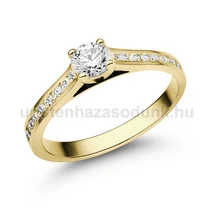 E111SB62 - GYÉMÁNT:  0.62 CT (4.5 mm Ø) Eljegyzési Gyűrű