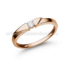 E12RLB11 - LABOR GYÉMÁNT:  0.11 CT (=3.0mm Ø) Eljegyzési Gyűrű