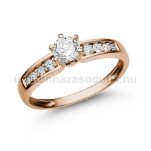 E17RLB50 - LABOR GYÉMÁNT:  0.50 CT (4.5mm Ø) Eljegyzési Gyűrű