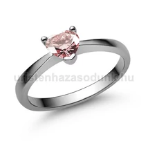 E203FZR - RÓZSASZÍN ZAFÍR köves Fehér arany Eljegyzési Gyűrű