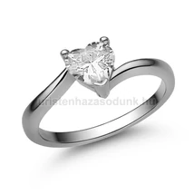 E207FZF - FEHÉR ZAFÍR köves Fehér arany Eljegyzési Gyűrű