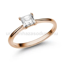 E213RC - CIRKÓNIA köves Rozé arany Eljegyzési Gyűrű