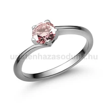 E214FZR - RÓZSASZÍN ZAFÍR köves Fehér arany Eljegyzési Gyűrű E214FZR - RÓZSASZÍN ZAFÍR köves Fehér arany Eljegyzési Gyűrű