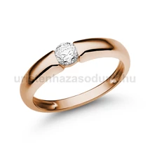 E22RLB26 - LABOR GYÉMÁNT:  0.26 CT (=4.05mm Ø) Eljegyzési Gyűrű