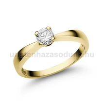 E23SLB30 - LABOR GYÉMÁNT:  0.30 CT (=4.2mm Ø) Eljegyzési Gyűrű