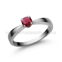 E23FR - RUBIN köves Fehér arany Eljegyzési Gyűrű E23FR - RUBIN köves Fehér arany Eljegyzési Gyűrű