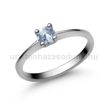 E25FK - AKVAMARIN köves Fehér arany Eljegyzési Gyűrű E25FK - AKVAMARIN köves Fehér arany Eljegyzési Gyűrű