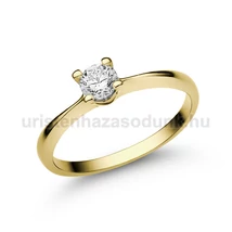 E26SB27 - GYÉMÁNT:  0.27 CT (=4.1mm Ø) Eljegyzési Gyűrű E26SB27 - GYÉMÁNT:  0.27 CT (=4.1mm Ø) Eljegyzési Gyűrű