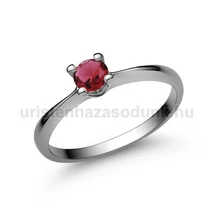 E26FR - RUBIN köves Fehér arany Eljegyzési Gyűrű E26FR - RUBIN köves Fehér arany Eljegyzési Gyűrű
