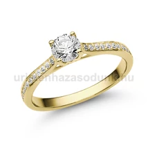 E28SLB55 - LABOR GYÉMÁNT:  0.55 CT (=4.75mm Ø) Eljegyzési Gyűrű