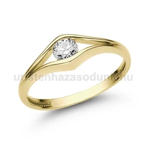 E302SB25 - GYÉMÁNT:  0.25 CT (=4.0mm Ø) Eljegyzési Gyűrű E302SB25 - GYÉMÁNT:  0.25 CT (=4.0mm Ø) Eljegyzési Gyűrű
