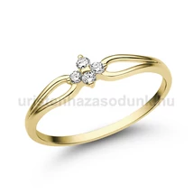 E305SB09 - GYÉMÁNT:  0.09 CT (=1.75mm Ø) Eljegyzési Gyűrű