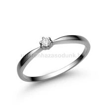 E30FLB06 - LABOR GYÉMÁNT:  0.06 CT (=2.50mm Ø) Eljegyzési Gyűrű