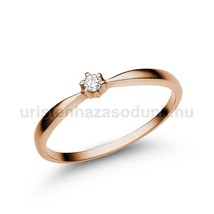 E30RLB06 - LABOR GYÉMÁNT:  0.06 CT (=2.5mm Ø) Eljegyzési Gyűrű