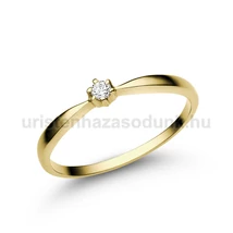 E30SLB06 - LABOR GYÉMÁNT:  0.06 CT (=2.5mm Ø) Eljegyzési Gyűrű