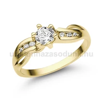 E318SLB41 - LABOR GYÉMÁNT:  0.43 CT (4.5mm Ø) Eljegyzési Gyűrű