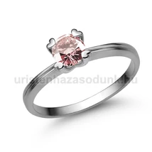 E319FZR - RÓZSASZÍN ZAFÍR köves Fehér arany Eljegyzési Gyűrű E319FZR - RÓZSASZÍN ZAFÍR köves Fehér arany Eljegyzési Gyűrű