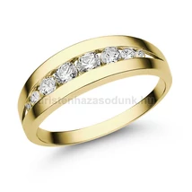 E320SLB46 - LABOR GYÉMÁNT: 0.46 CT (=3.0mm Ø) Eljegyzési Gyűrű