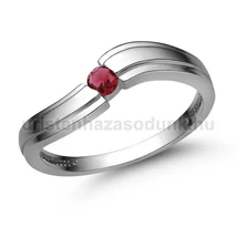 E325FR - RUBIN köves Fehér arany Eljegyzési gyűrű E325FR - RUBIN köves Fehér arany Eljegyzési gyűrű