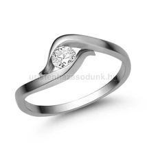 E326FB25 - GYÉMÁNT:  0.25 CT (=4.0mm Ø) Eljegyzési Gyűrű