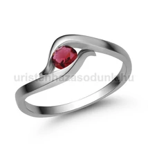 E326FR - RUBIN köves Fehér arany Eljegyzési gyűrű E326FR - RUBIN köves Fehér arany Eljegyzési gyűrű