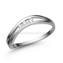 E329FLB09 - LABOR GYÉMÁNT:  0.09 CT (2.25mm Ø) Eljegyzési Gyűrű