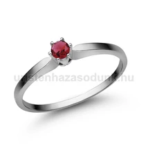 E331FR - RUBIN köves Fehér arany Eljegyzési gyűrű E331FR - RUBIN köves Fehér arany Eljegyzési gyűrű
