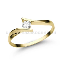 E333.2SB15 - GYÉMÁNT:  0.15 CT (=3.40 mm Ø) Eljegyzési Gyűrű E333.2SB15 - GYÉMÁNT:  0.15 CT (=3.40 mm Ø) Eljegyzési Gyűrű