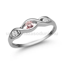 E336FZR_B - RÓZSASZÍN ZAFÍR - GYÉMÁNT köves Fehér arany Eljegyzési Gyűrű E336FZR_B - RÓZSASZÍN ZAFÍR - GYÉMÁNT köves Fehér arany Eljegyzési Gyűrű