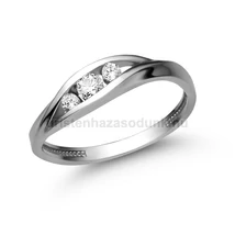 E337FB15 - GYÉMÁNT:  0.15 CT (2.75mm Ø) Eljegyzési Gyűrű