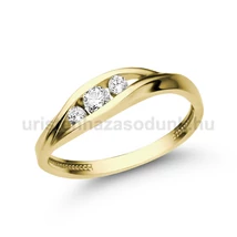 E337SLB15 - LABOR GYÉMÁNT:  0.15 CT (2.75mm Ø) Eljegyzési Gyűrű