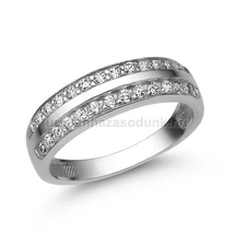 E341FLB42 - LABOR GYÉMÁNT:  0.42 CT (1.5mm Ø) Eljegyzési Gyűrű