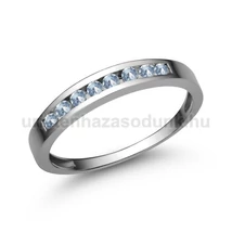 E344FK - AKVAMARIN köves Fehér arany Eljegyzési Gyűrű E344FK - AKVAMARIN köves Fehér arany Eljegyzési Gyűrű