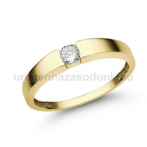 E345SB15 - GYÉMÁNT:  0.15 CT (=3.4mm Ø) Eljegyzési Gyűrű E345SB15 - GYÉMÁNT:  0.15 CT (=3.4mm Ø) Eljegyzési Gyűrű