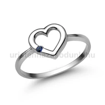 E352FZK - KÉK ZAFÍR köves Fehér arany Eljegyzési Gyűrű E352FZK - KÉK ZAFÍR köves Fehér arany Eljegyzési Gyűrű