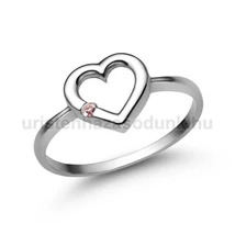 E352FZR - RÓZSASZÍN ZAFÍR köves Fehér arany Eljegyzési Gyűrű