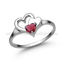 E353FR - RUBIN köves Fehér arany Eljegyzési gyűrű E353FR - RUBIN köves Fehér arany Eljegyzési gyűrű