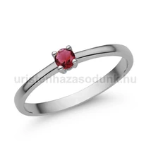 E365FR - Rubin köves Fehér arany Eljegyzési gyűrű E365FR - Rubin köves Fehér arany Eljegyzési gyűrű