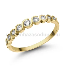 E369SLB37 - LABOR GYÉMÁNT:  0.37 CT (=2.50 mm Ø) Eljegyzési Gyűrű