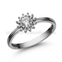 E370FLB32 - LABOR GYÉMÁNT:  0.32 CT (=4.00 mm Ø) Eljegyzési Gyűrű