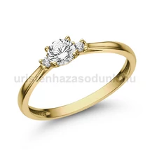 E371SB29 - GYÉMÁNT:  0.29 CT (=4.00 mm Ø) Eljegyzési Gyűrű E371SB29 - GYÉMÁNT:  0.29 CT (=4.00 mm Ø) Eljegyzési Gyűrű