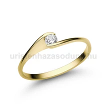 E5SB10 - GYÉMÁNT:  0.10 CT (=2.9mm Ø) Eljegyzési Gyűrű E5SB10 - GYÉMÁNT:  0.10 CT (=2.9mm Ø) Eljegyzési Gyűrű