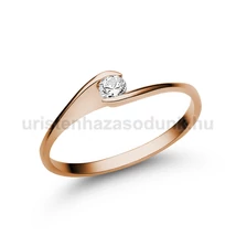 E5RB13 - GYÉMÁNT:  0.13 CT (=3.25mm Ø) Eljegyzési Gyűrű E5RB13 - GYÉMÁNT:  0.13 CT (=3.25mm Ø) Eljegyzési Gyűrű