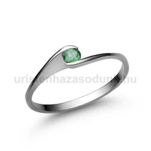 E5FS - SMARAGD köves Fehér arany Eljegyzési Gyűrű E5FS - SMARAGD köves Fehér arany Eljegyzési Gyűrű