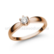 E9RB19 - GYÉMÁNT:  0.19 CT (=3.65mm Ø) Eljegyzési Gyűrű