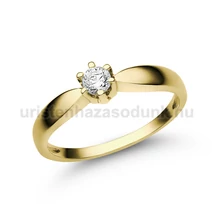 E9SB19 - GYÉMÁNT:  0.19 CT (=3.65mm Ø) Eljegyzési Gyűrű