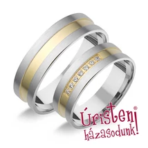 HR129B KARIKAGYŰRŰ GYÉMÁNT KÖVEKKEL