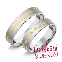 HR182C KARIKAGYŰRŰ CIRKÓNIA KÖVEKKEL