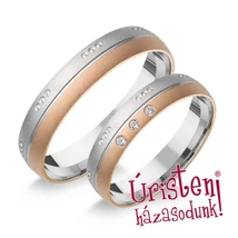 HR243B KARIKAGYŰRŰ GYÉMÁNT KÖVEKKEL